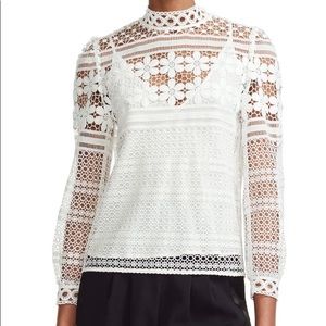 Maje SS2019 Loropi Lace Blouse